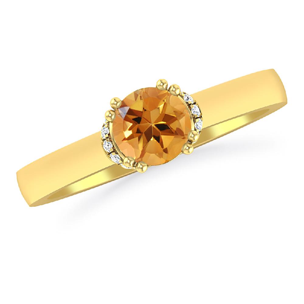 Yellow Gold - Citrine