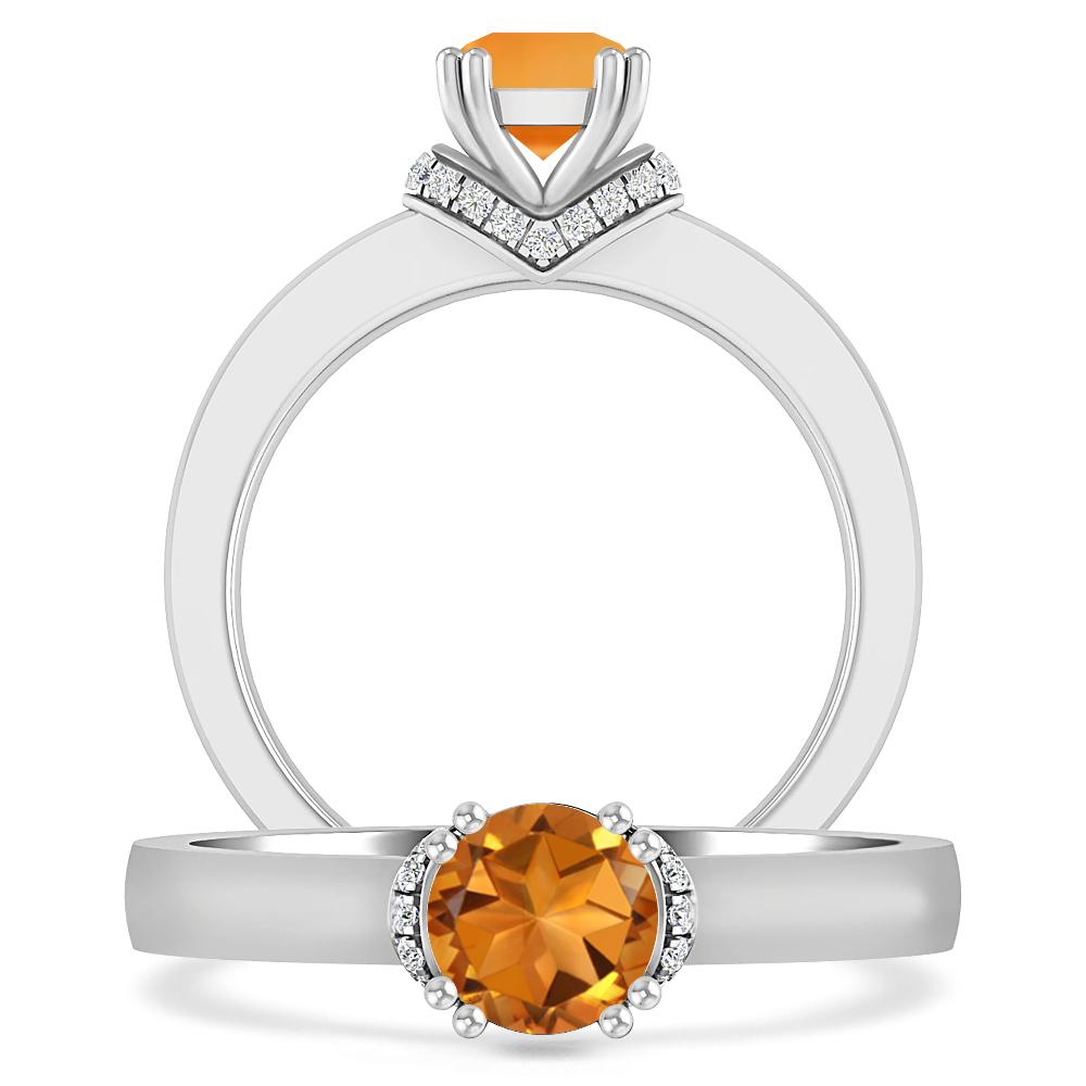 White Gold - Citrine