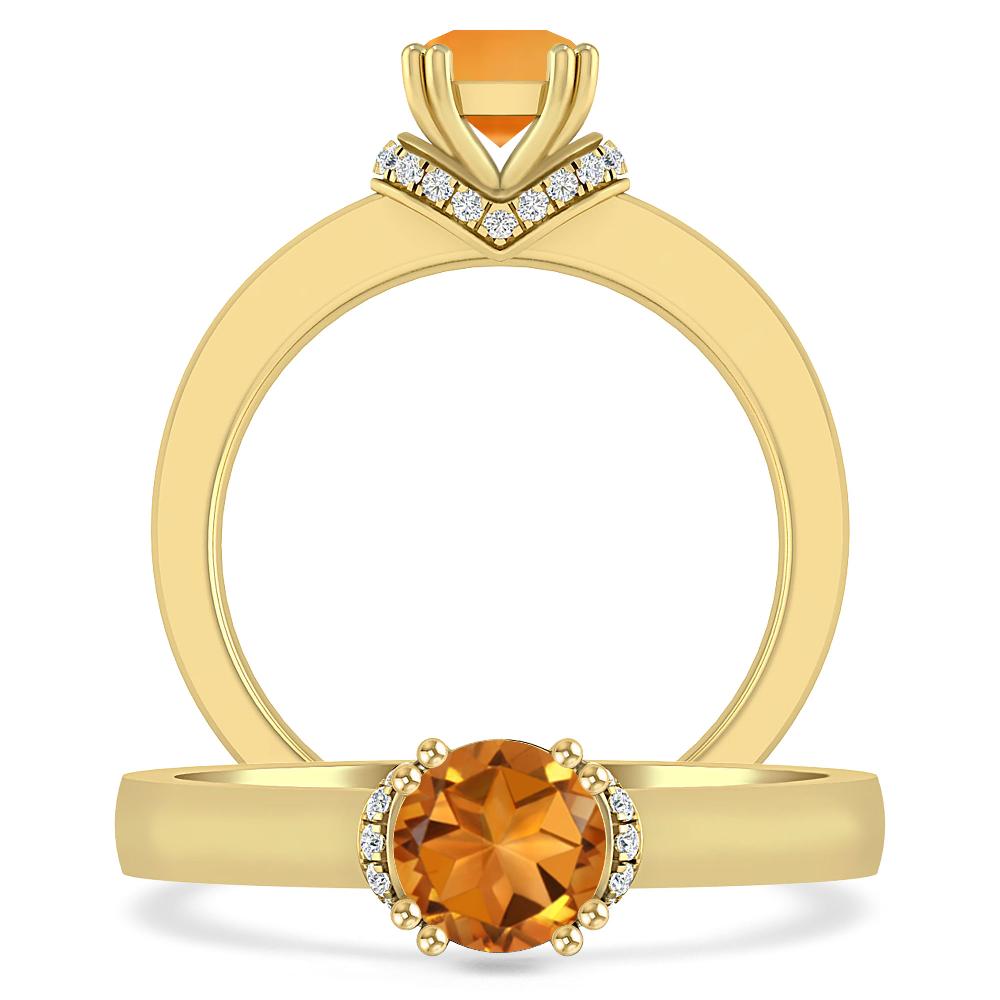 Yellow Gold - Citrine