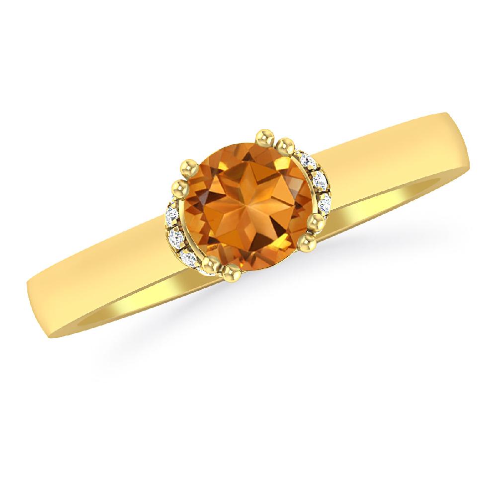 Yellow Gold - Citrine