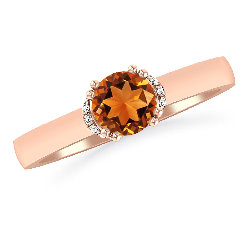 Rose Gold - Citrine