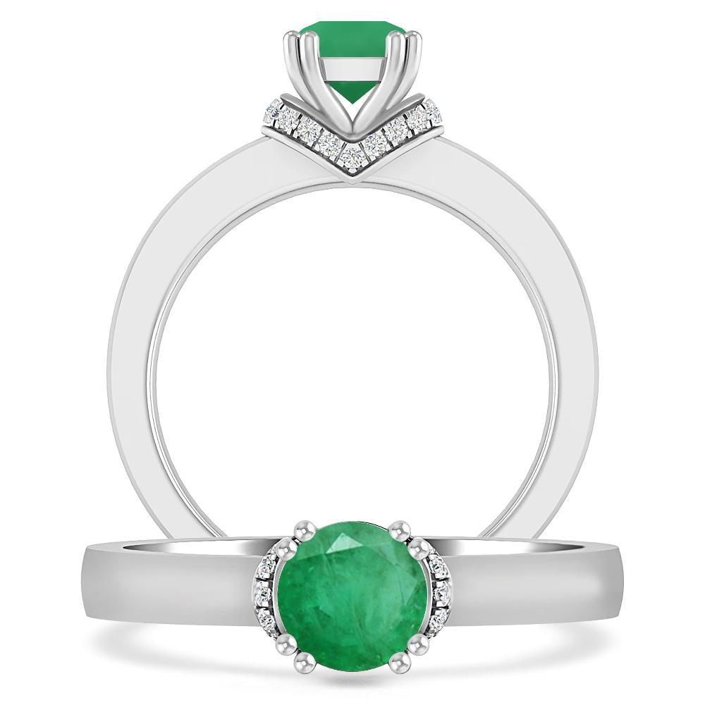 White Gold - Emerald