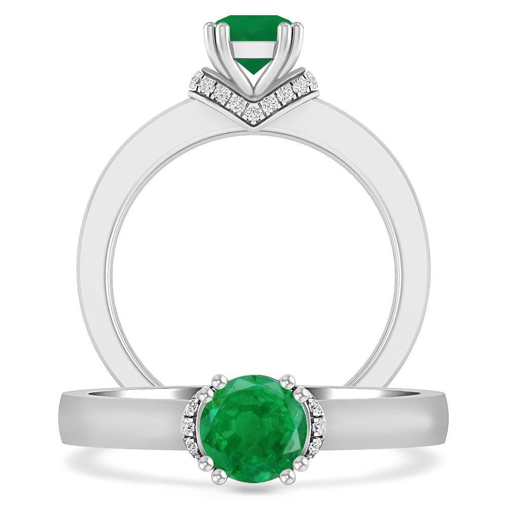 White Gold - Emerald