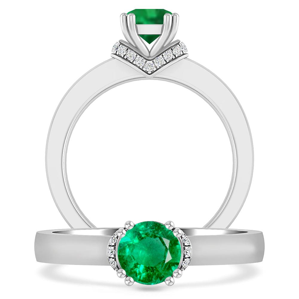 White Gold - Emerald