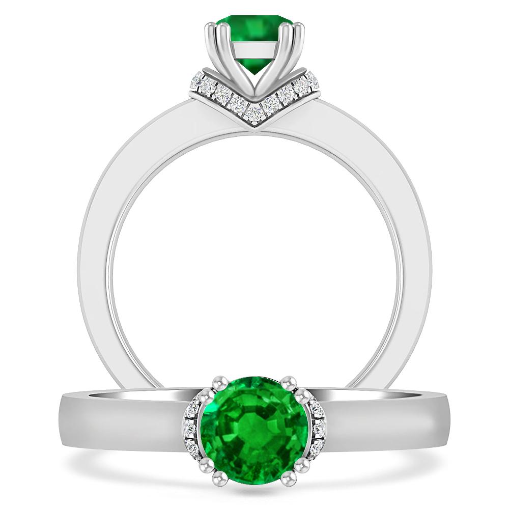 White Gold - Emerald