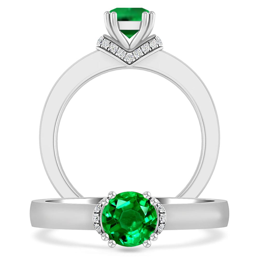 White Gold - Emerald