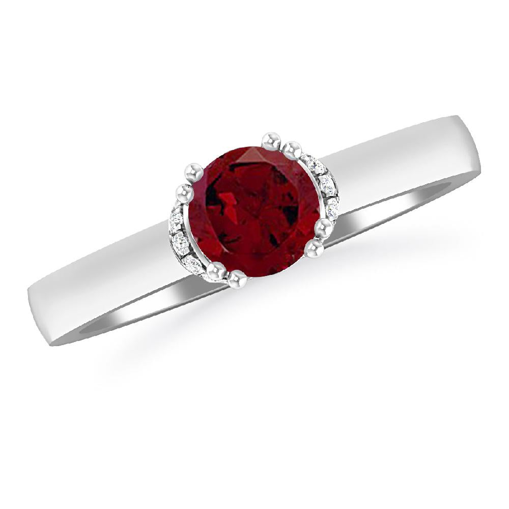 White Gold - Garnet