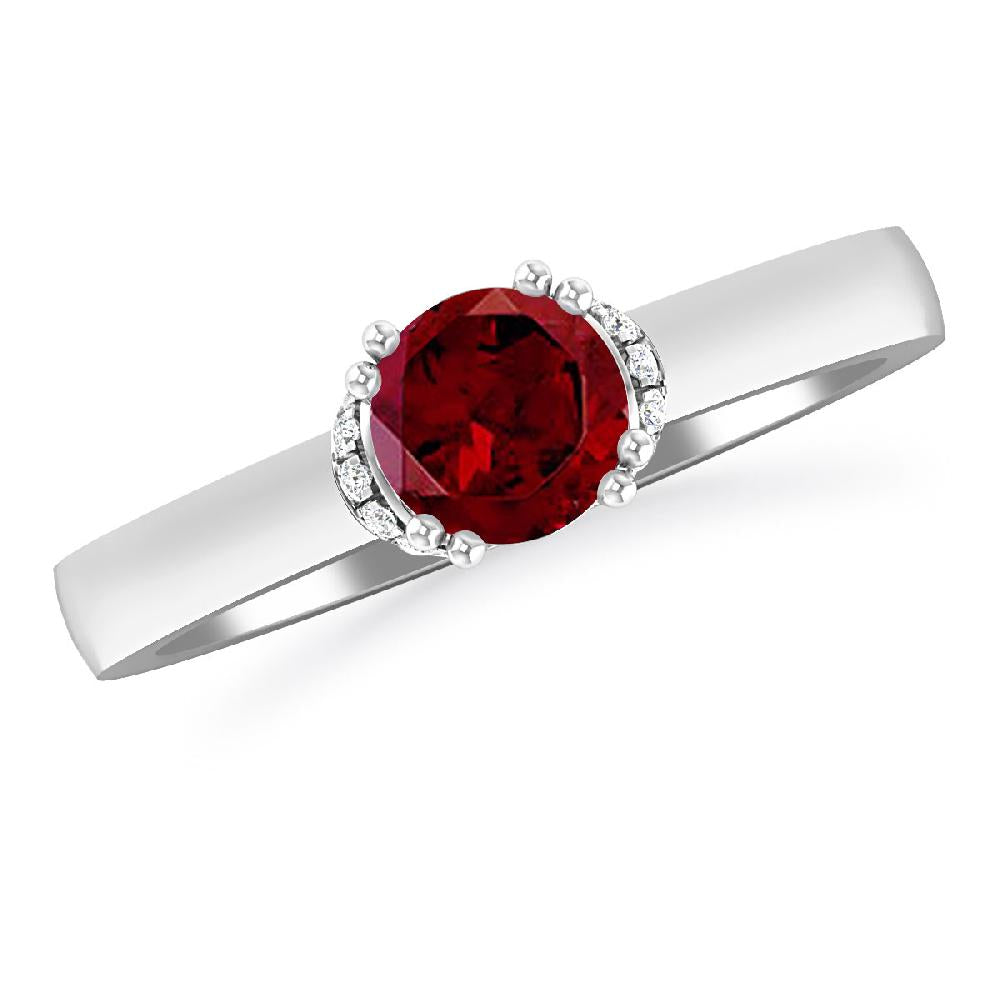 White Gold - Garnet