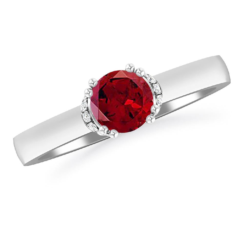 White Gold - Garnet