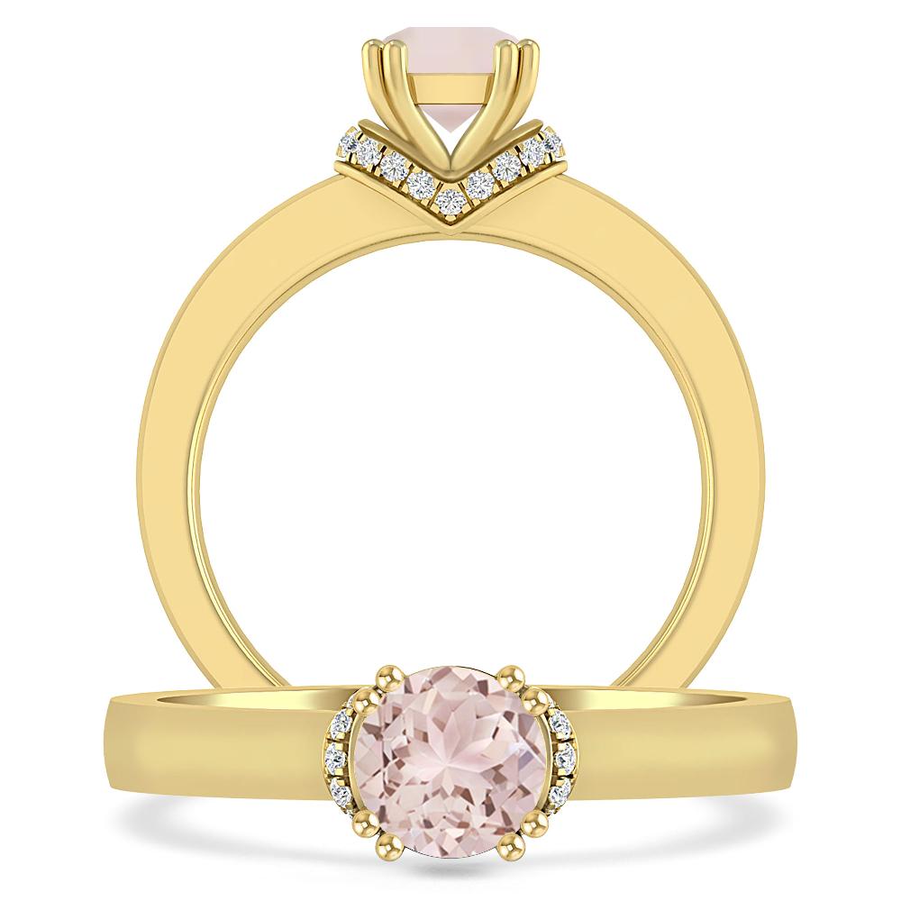 Yellow Gold - Morganite