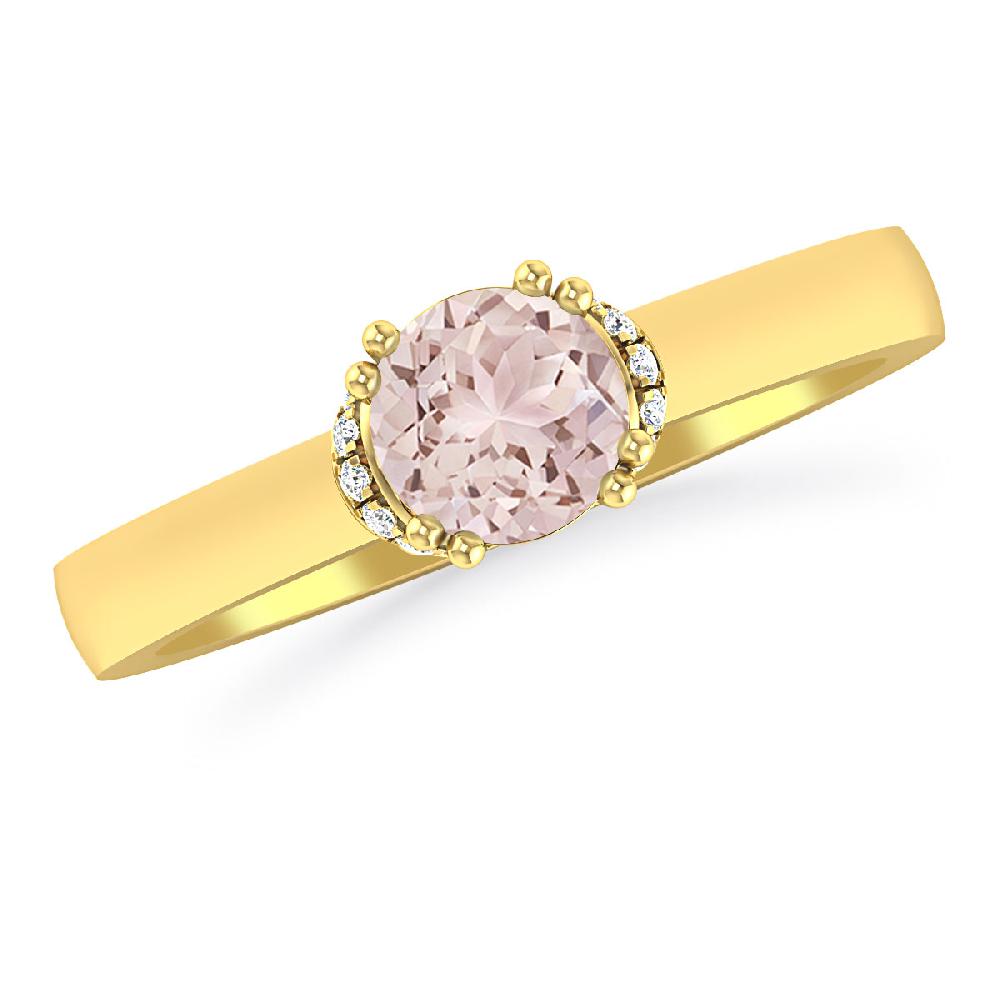 Yellow Gold - Morganite