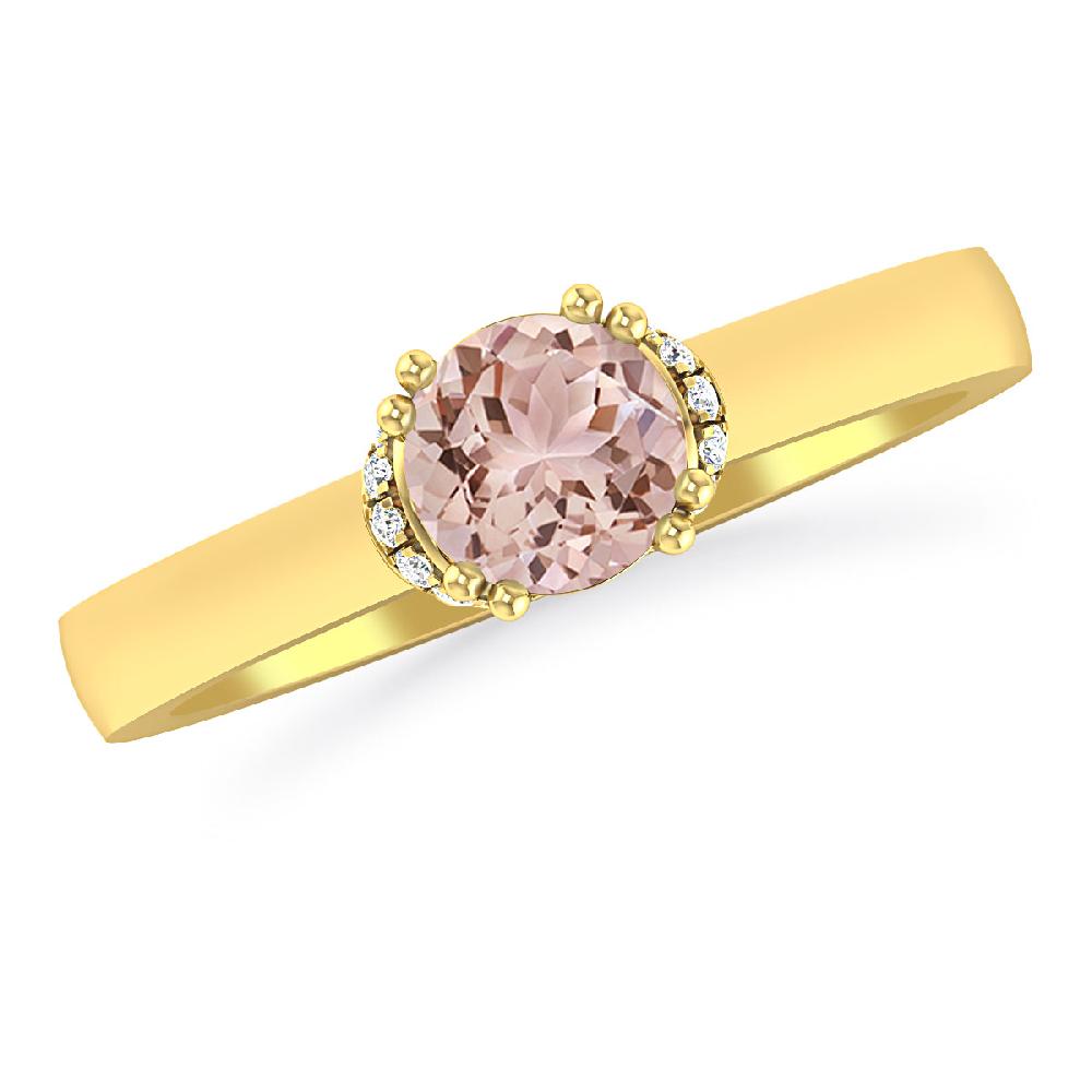 Yellow Gold - Morganite