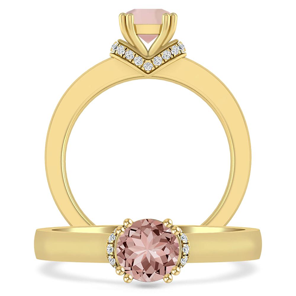 Yellow Gold - Morganite