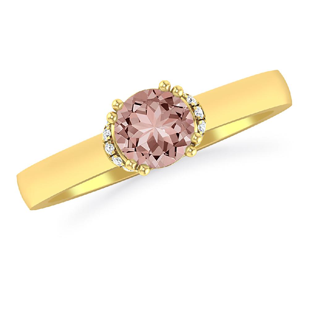 Yellow Gold - Morganite