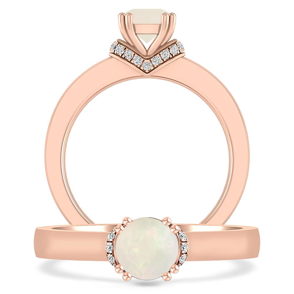 Rose Gold - Opal