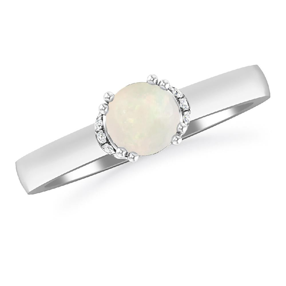 White Gold - Opal