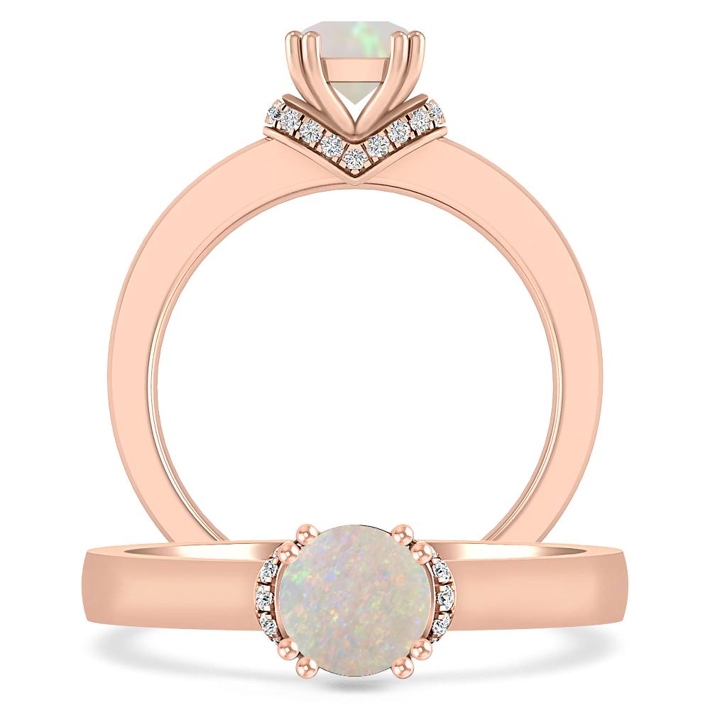 Rose Gold - Opal