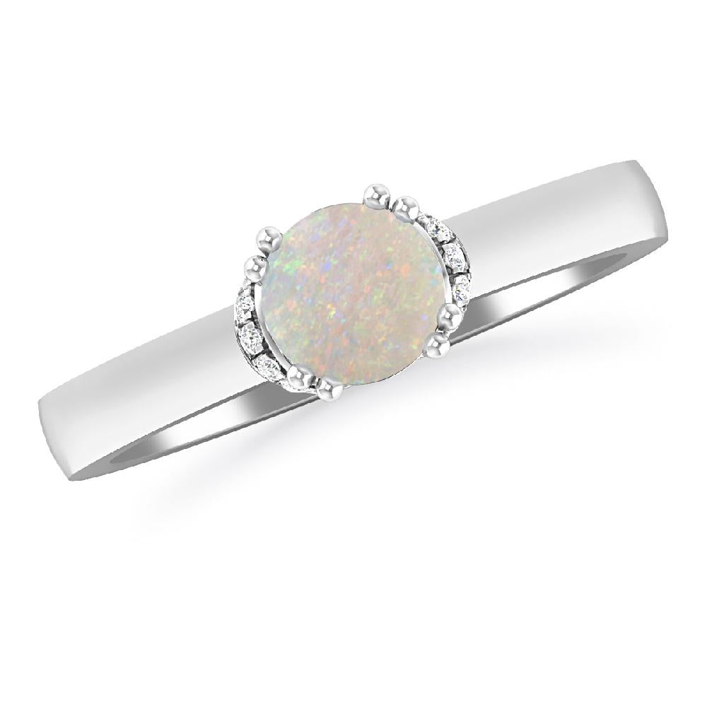 White Gold - Opal