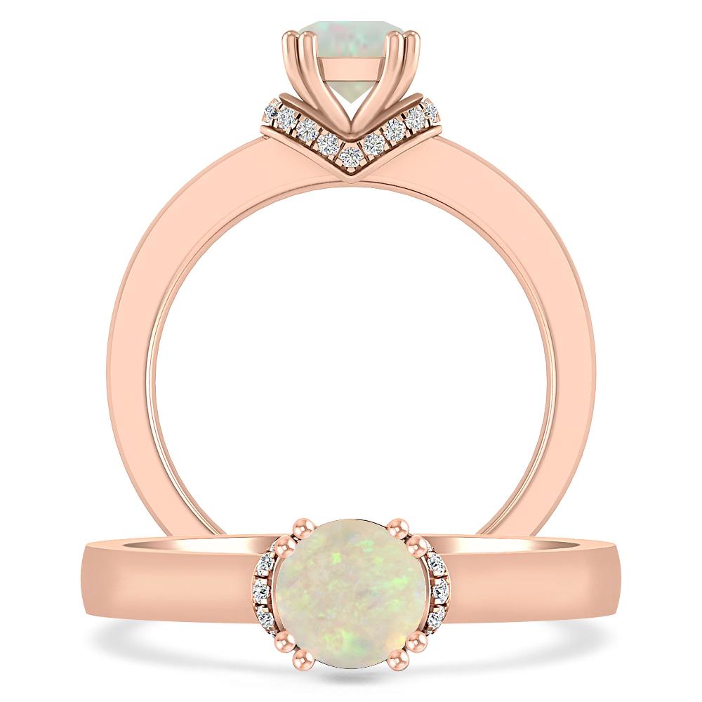 Rose Gold - Opal