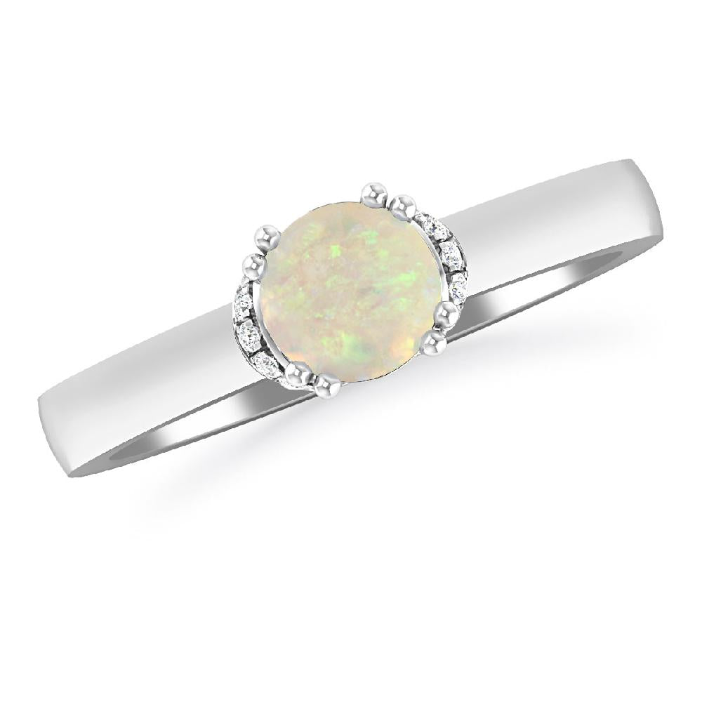 White Gold - Opal