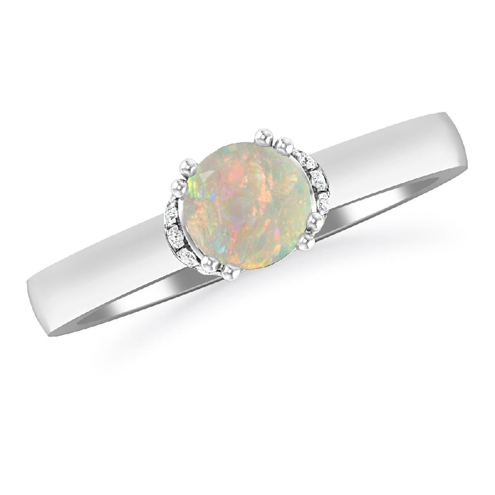 White Gold - Opal