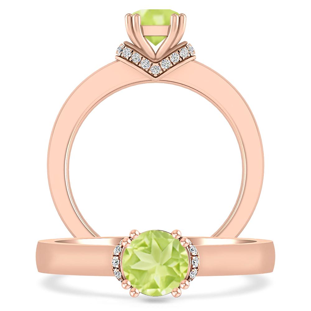 Rose Gold - Peridot