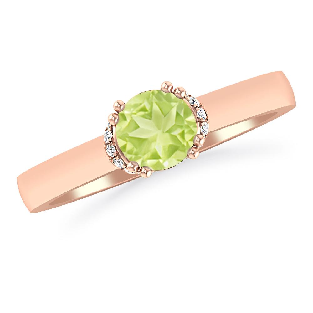 Rose Gold - Peridot