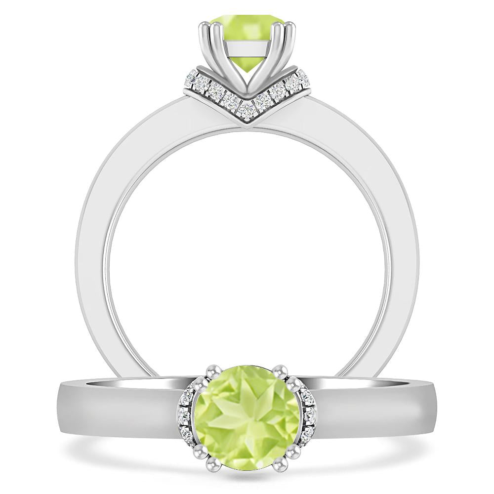 White Gold - Peridot