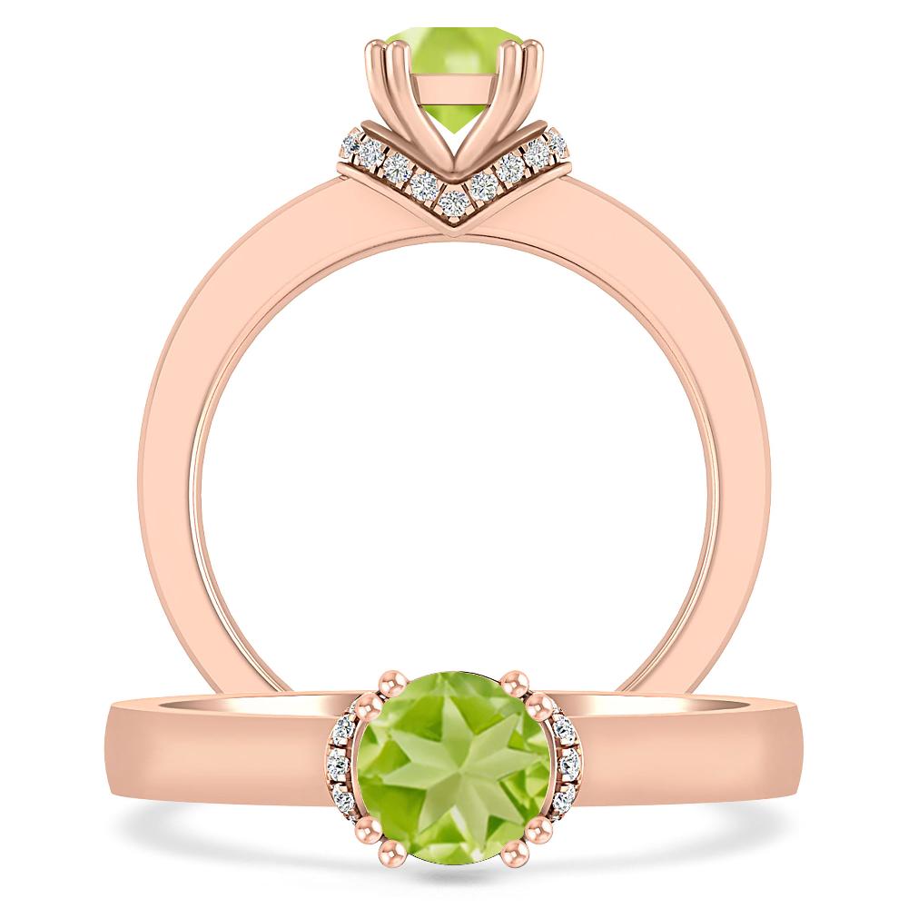 Rose Gold - Peridot