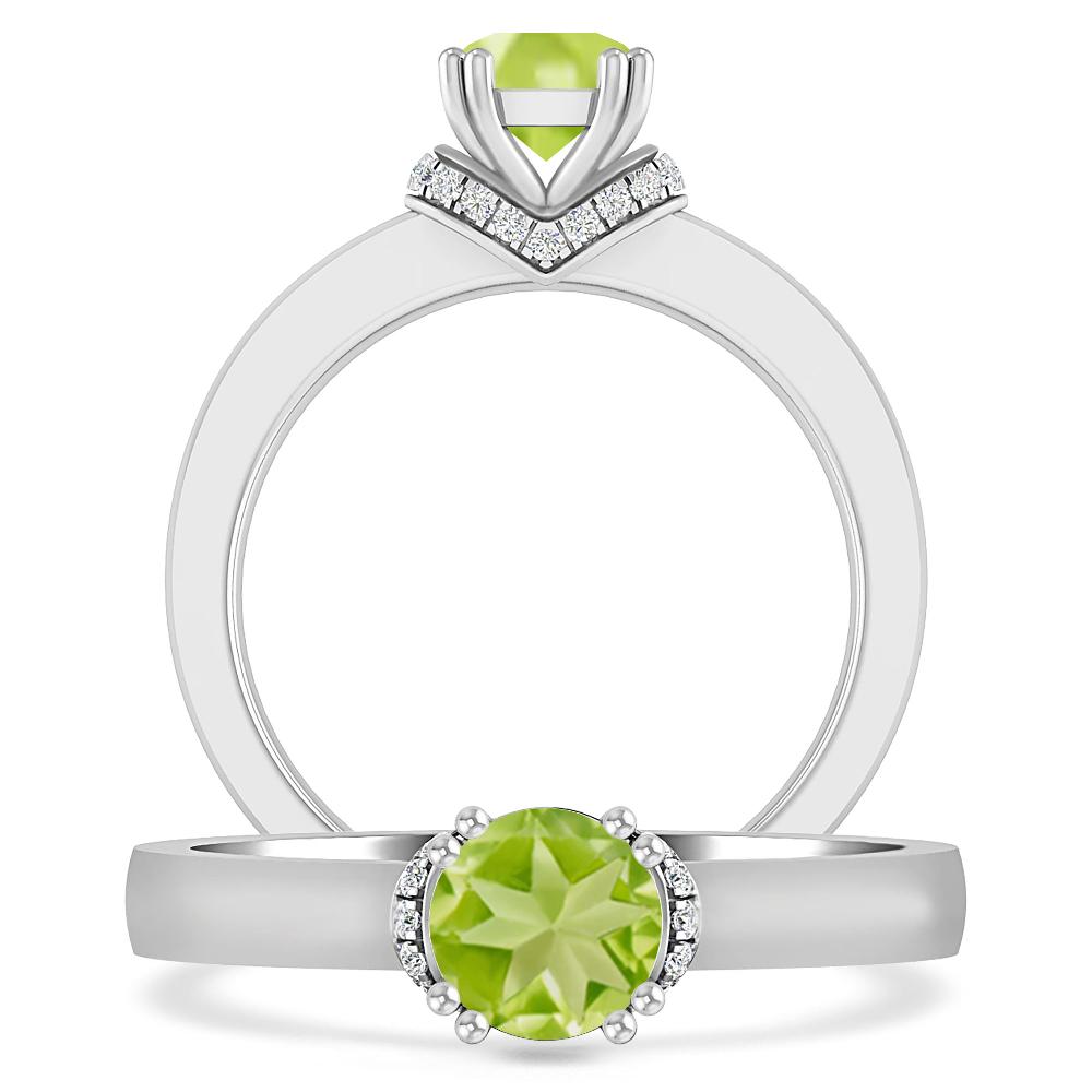 White Gold - Peridot