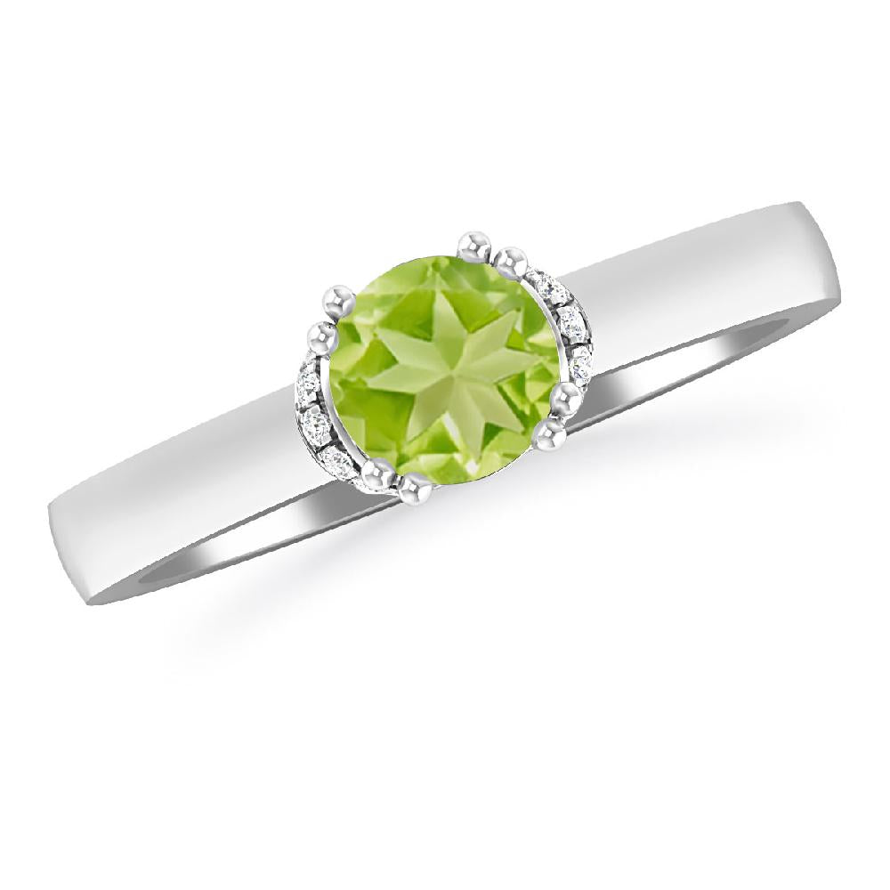 White Gold - Peridot