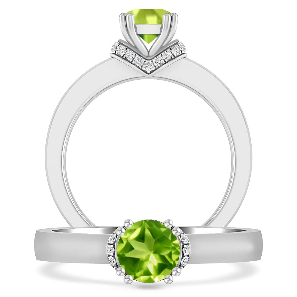 White Gold - Peridot