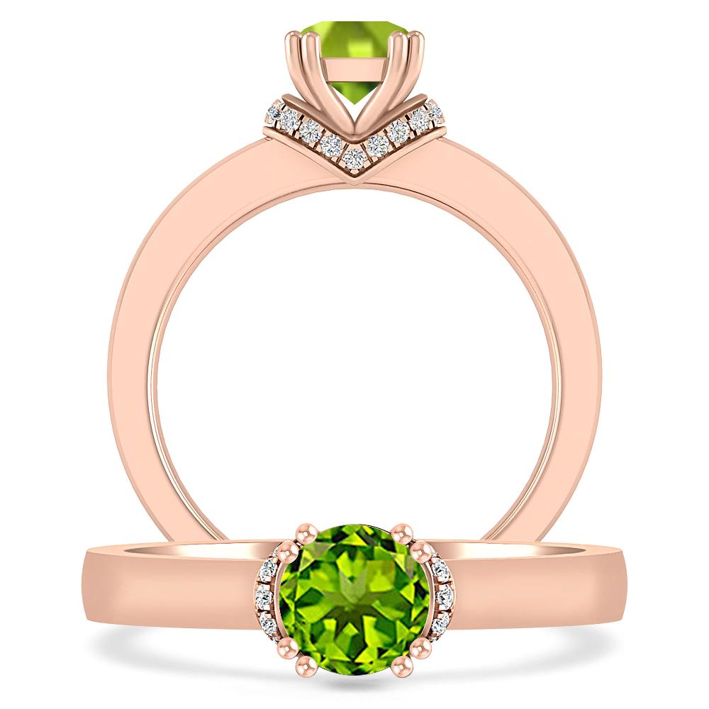 Rose Gold - Peridot