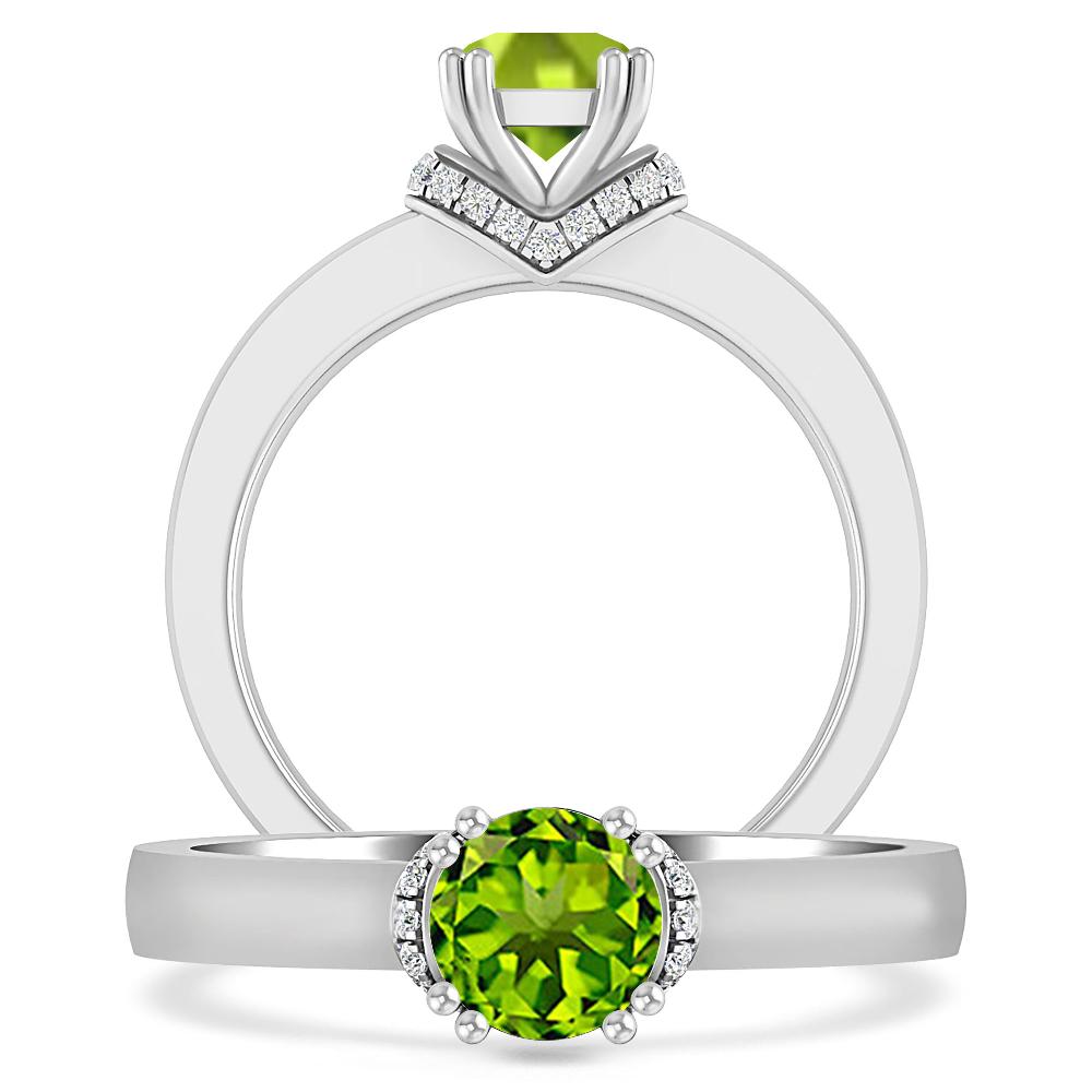 White Gold - Peridot