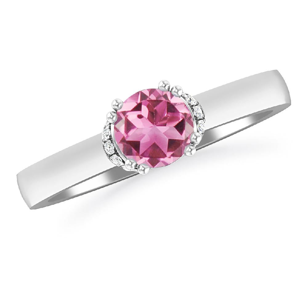 White Gold - Pink Tourmaline