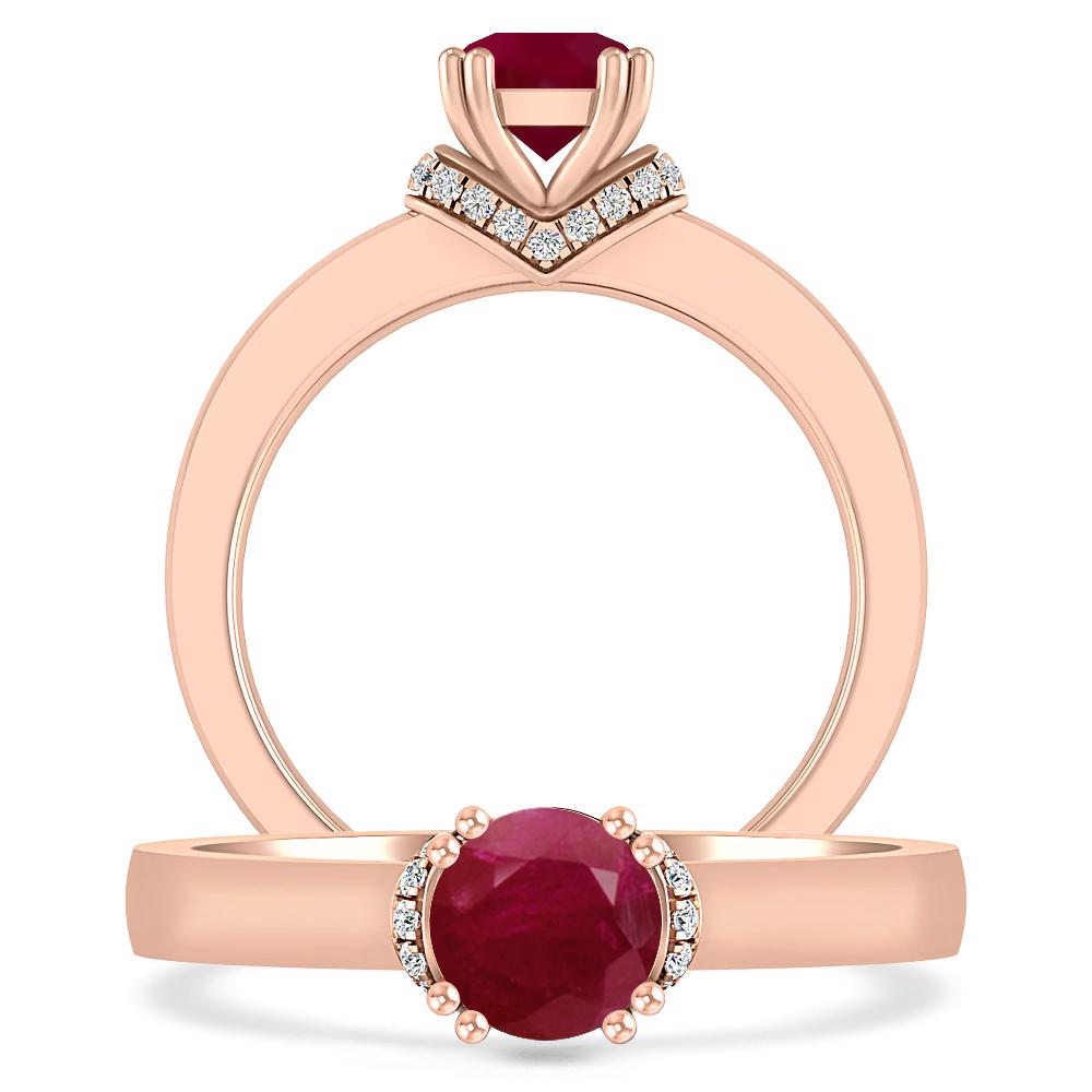 Rose Gold - Ruby