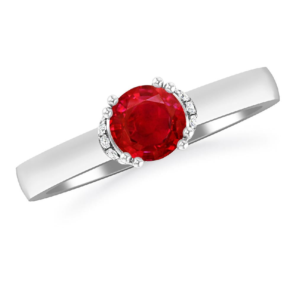 White Gold - Ruby