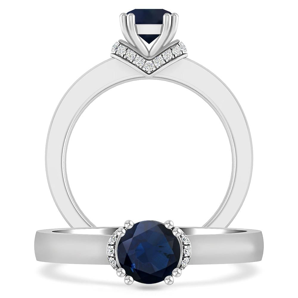 White Gold - Sapphire