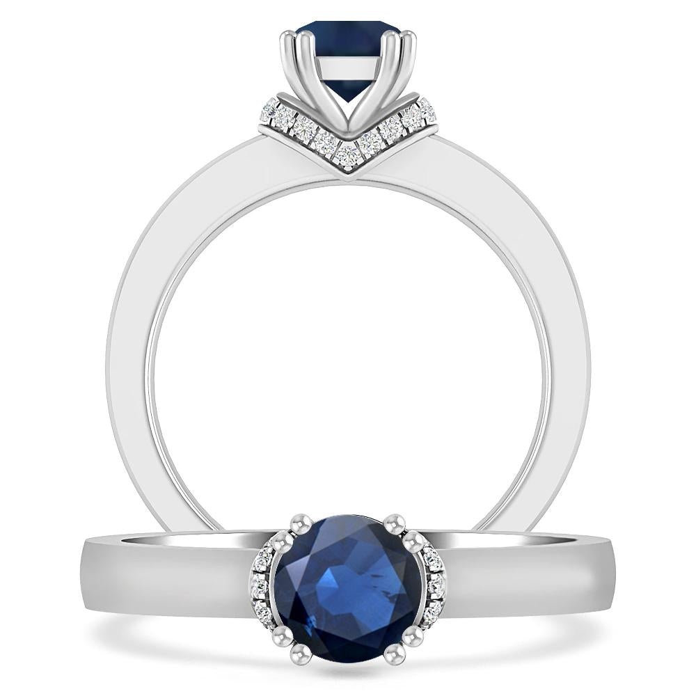 White Gold - Sapphire