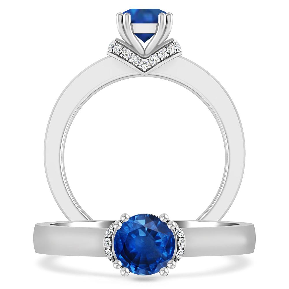 White Gold - Sapphire