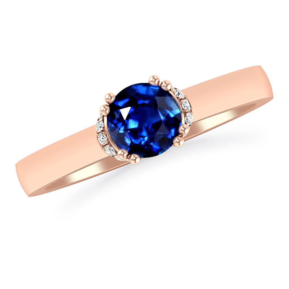 Rose Gold - Sapphire