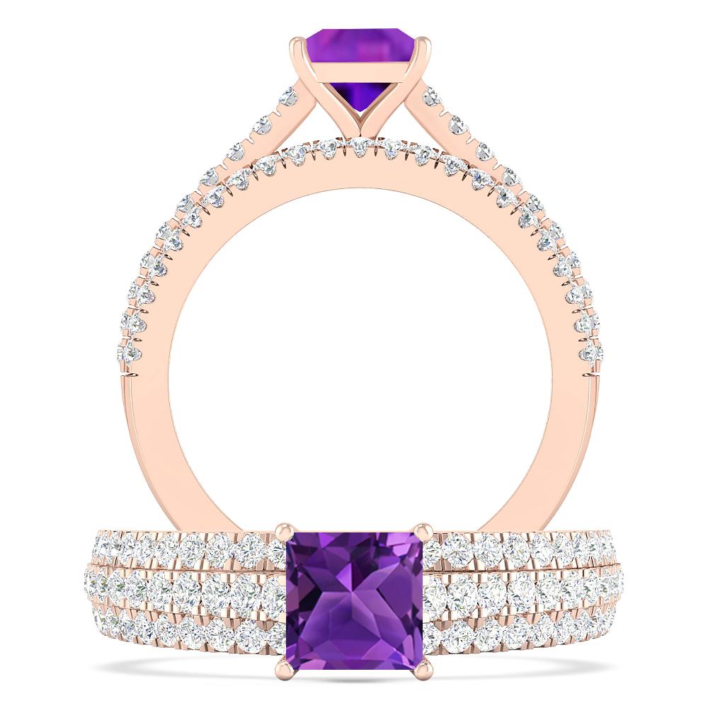 Rose Gold - Amethyst