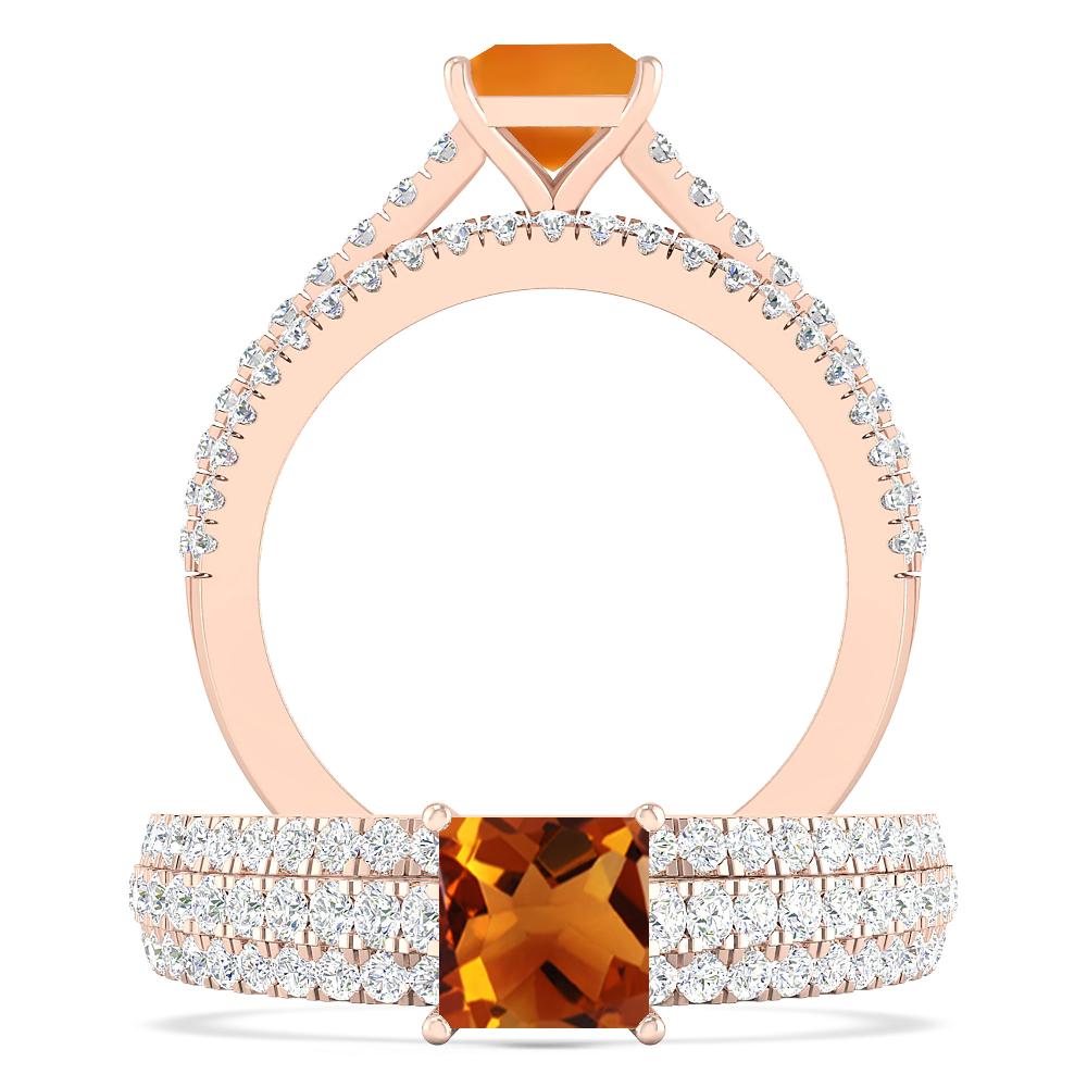 Rose Gold - Citrine