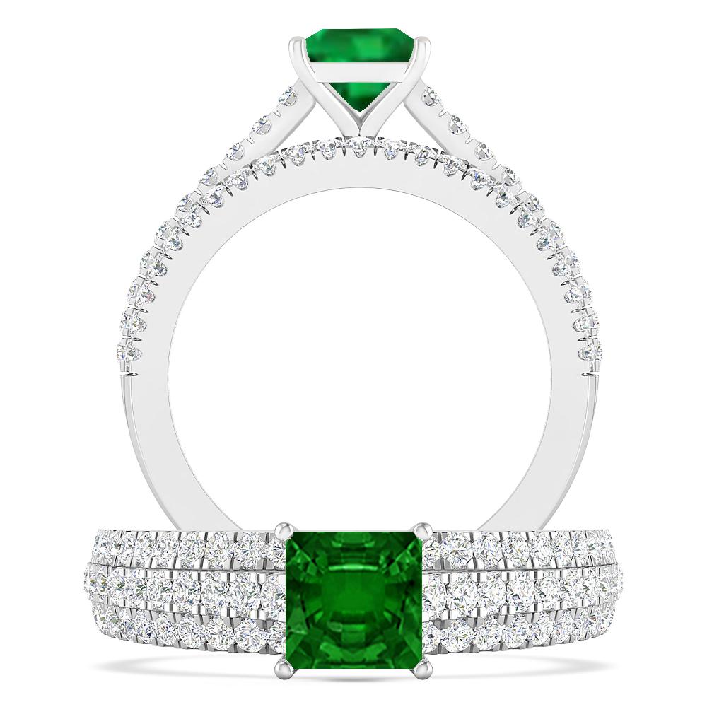 White Gold - Emerald