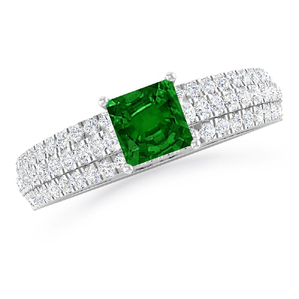 White Gold - Emerald