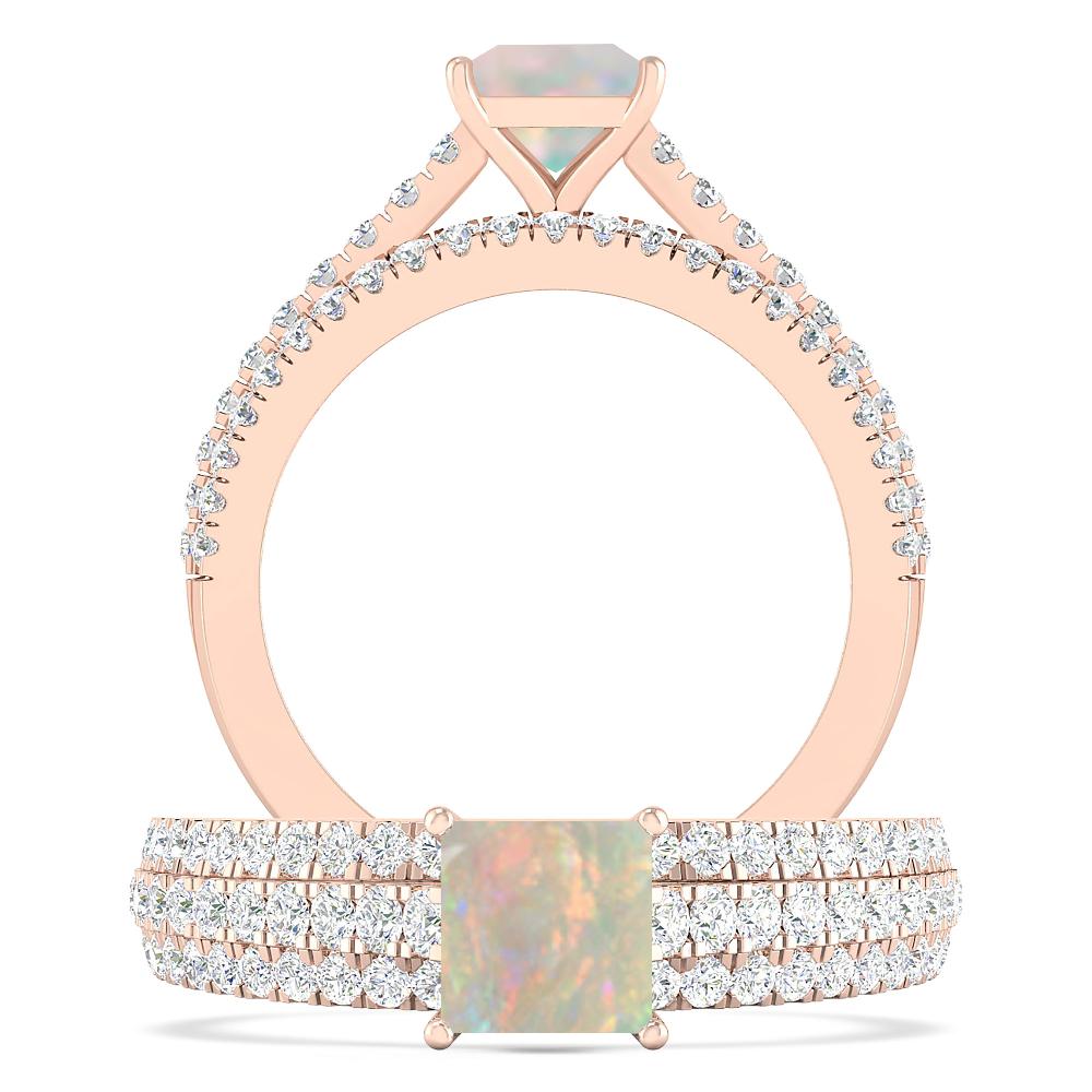 Rose Gold - Opal