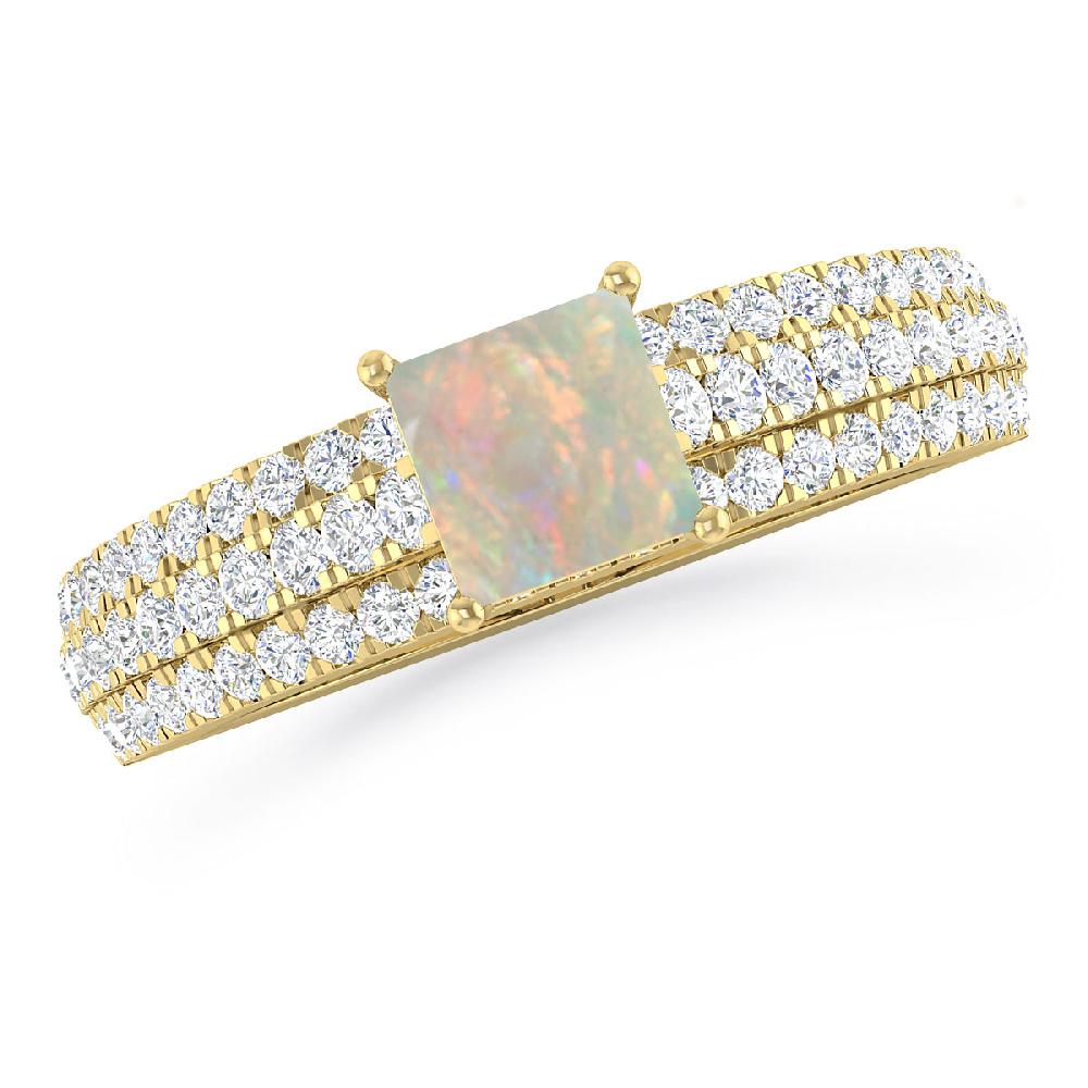 Yellow Gold - Opal