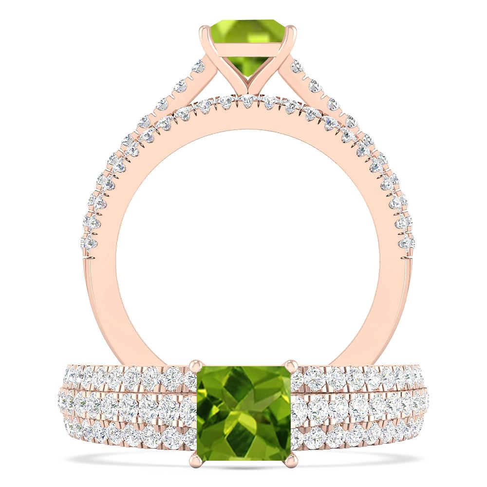 Rose Gold - Peridot