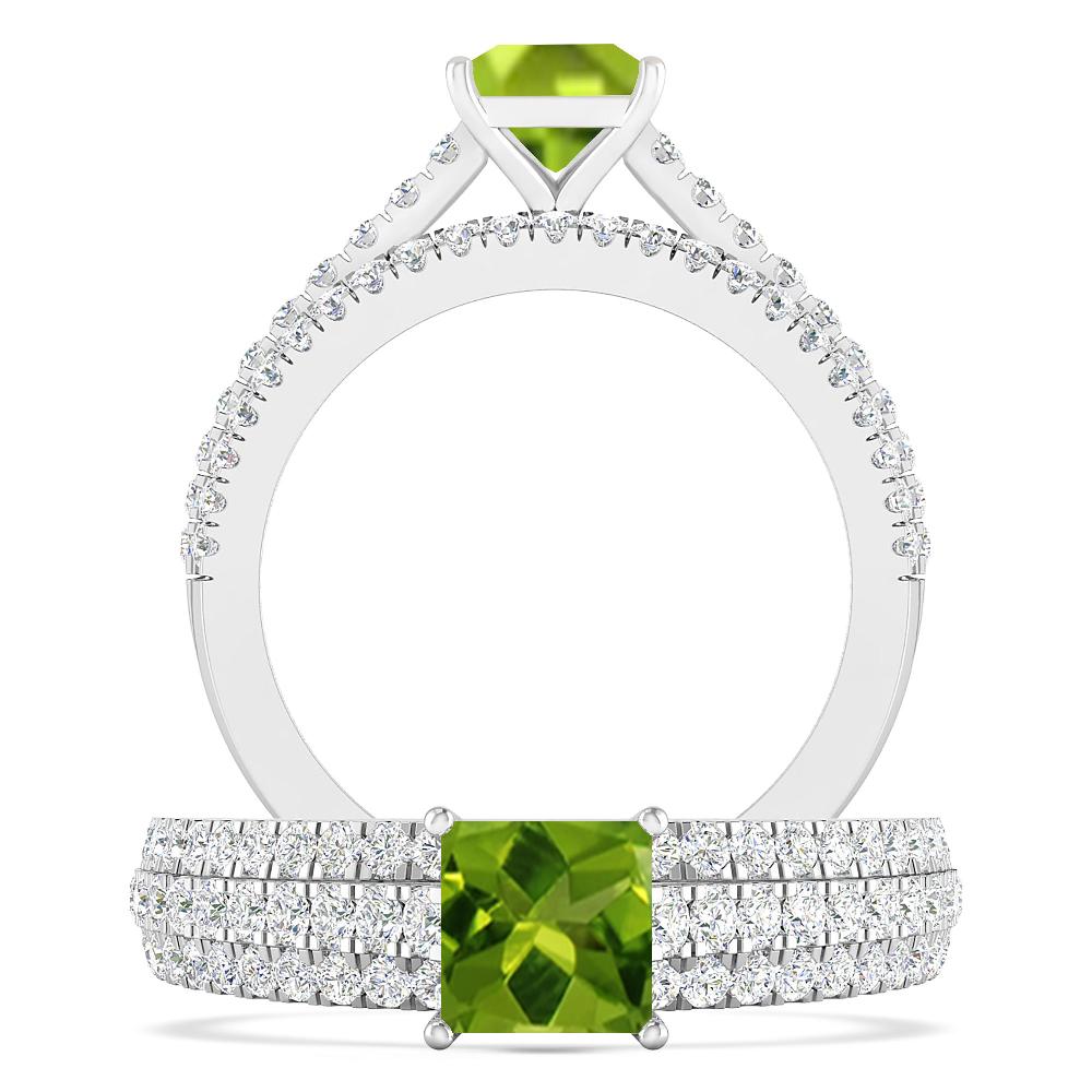 White Gold - Peridot