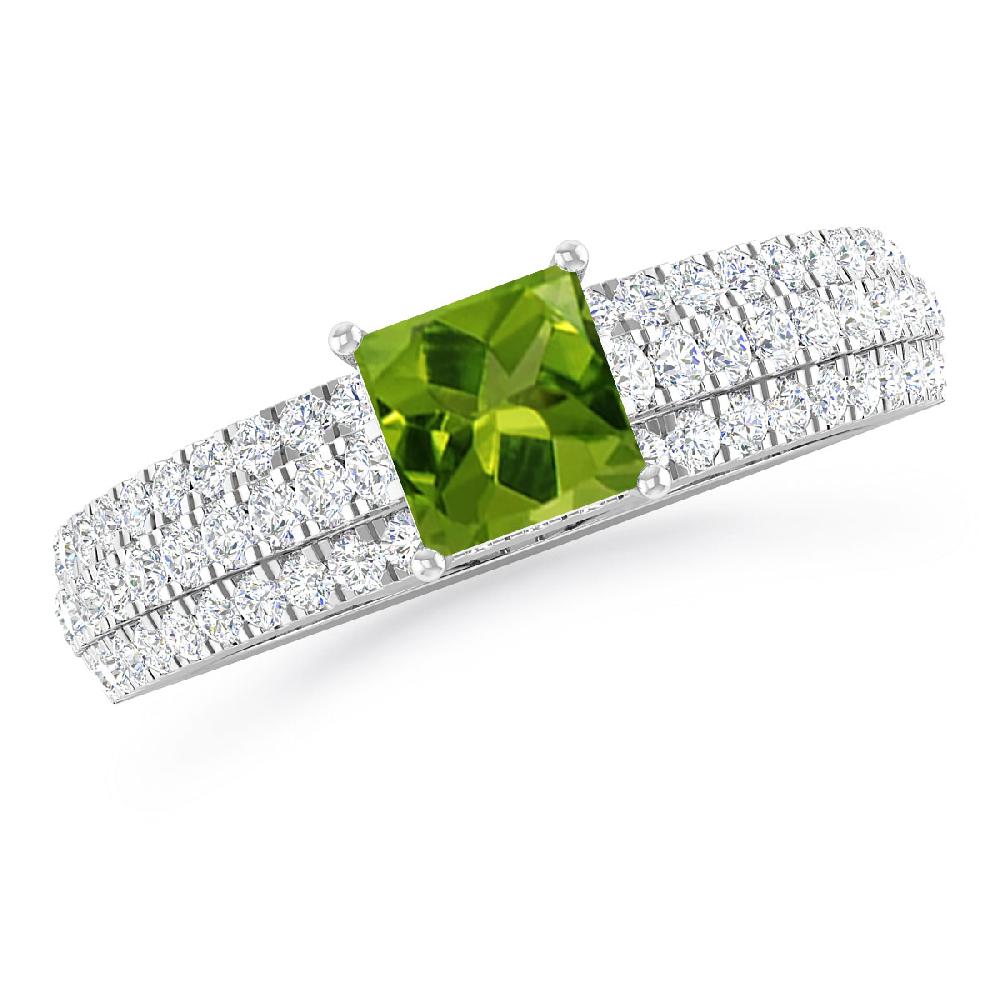 White Gold - Peridot